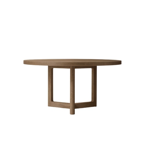 Baron Dining Table -  Cacao | D150cm