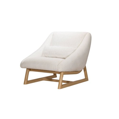 Bryson Lounge Chair - Linen Snow