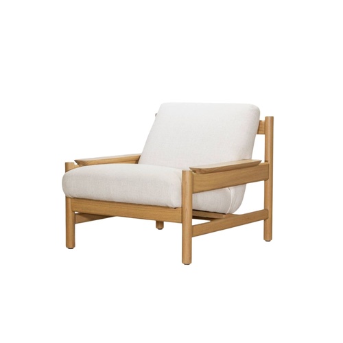 Reece Lounge Chair - Linen Snow