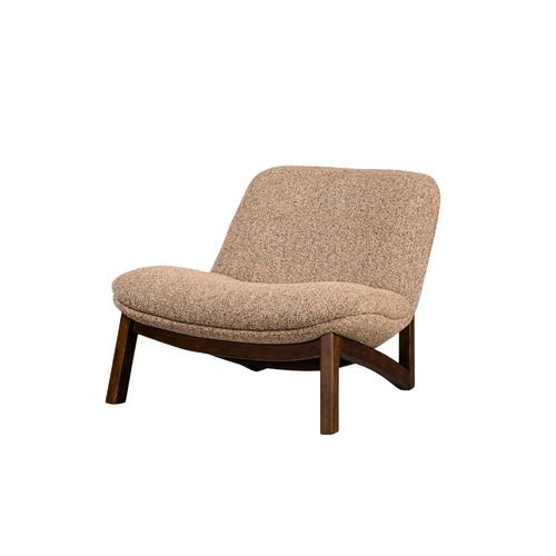 Noah Lounge Chair - Verona Rose/Walnut
