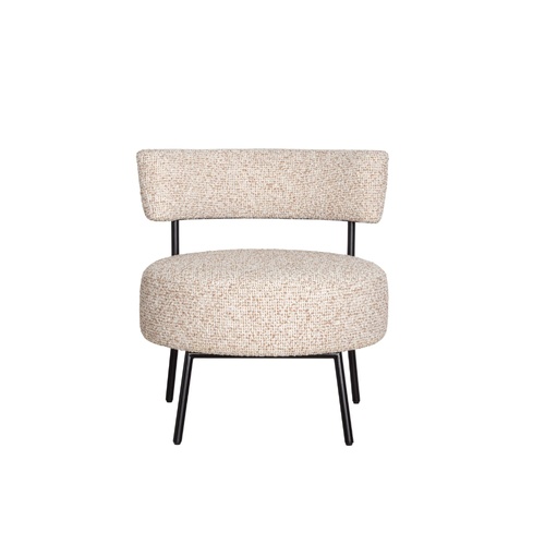 Remi Lounge Chair - Milk/Camel