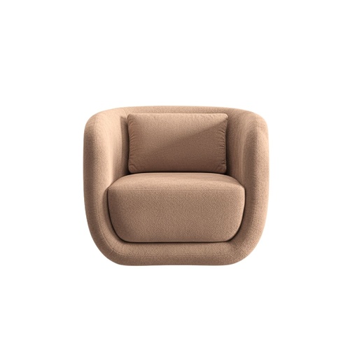 Freya Swivel Lounge Chair - Nude 