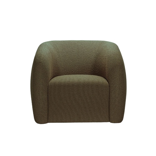 Fleur Swivel Lounge Chair - Khaki Boucle 