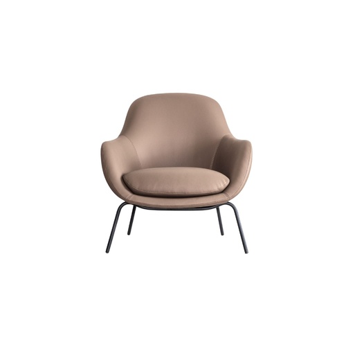 Nova Lounge Chair - Carob Leather 