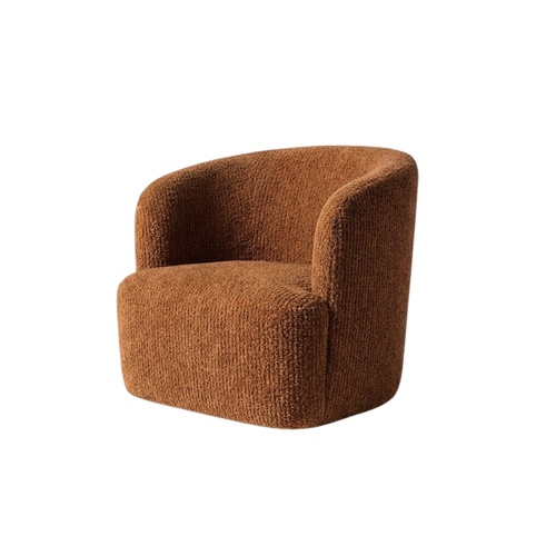 Gigi Lounge Chair - Pecan Brown 