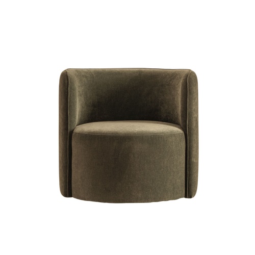 Audrey Swivel Chair - Mossi Olive 