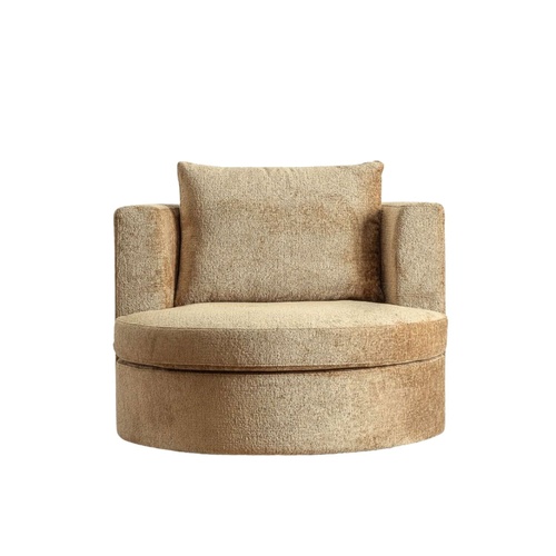 Bergman Swivel Chair - Mushroom 