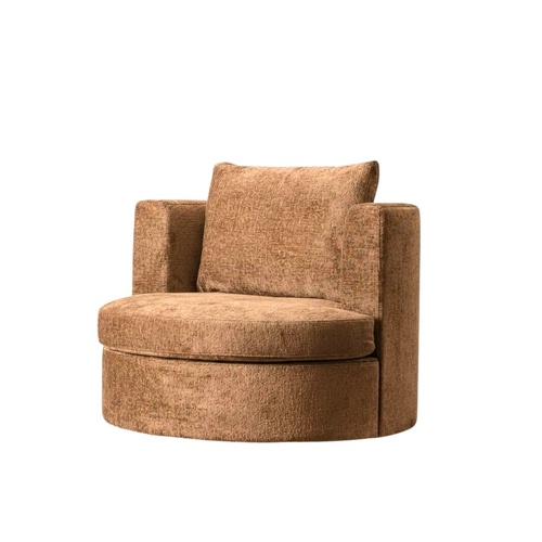 Bergman Swivel Chair - Pecan Brown