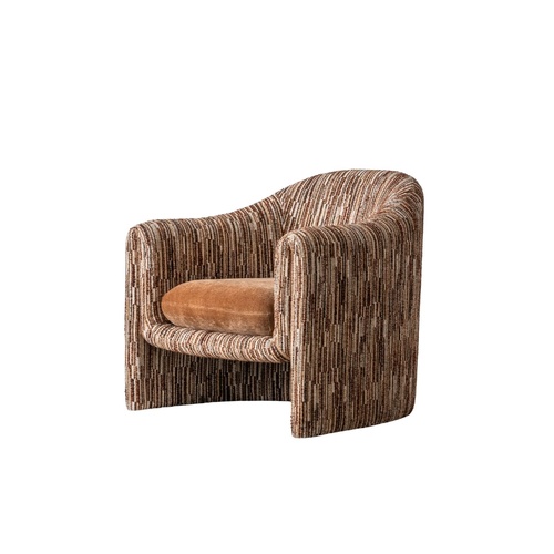 Vivien Lounge Chair - Cashew/Chipmunk 