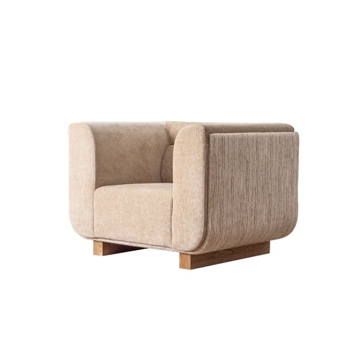Keaton Lounge Chair - Almond/Oxford Tan 