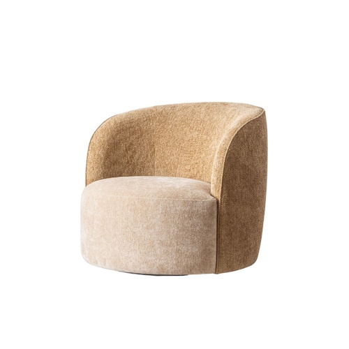 Grace Swivel Chair - Sand/Almond 