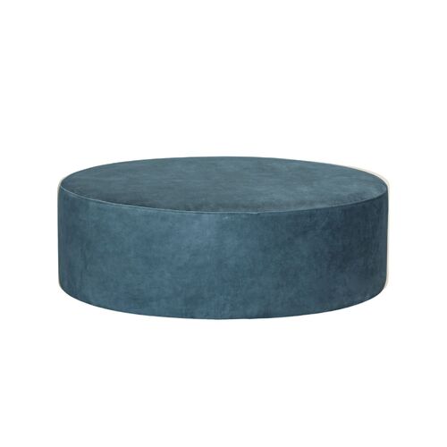 Lola Ottoman - Lovely Aqua 