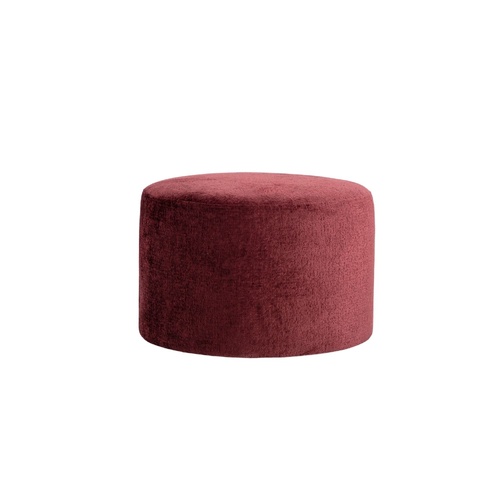 Lola Small Ottoman - Loganberry