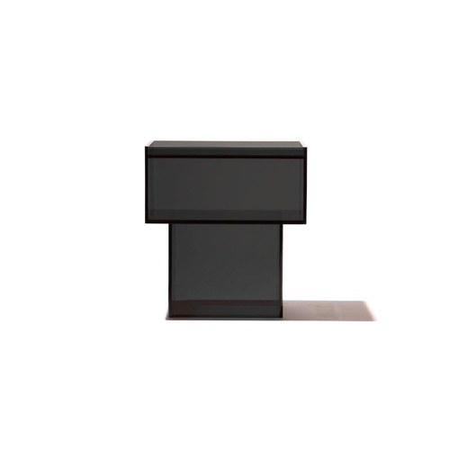 Capsule Side Table - Black Acrylic