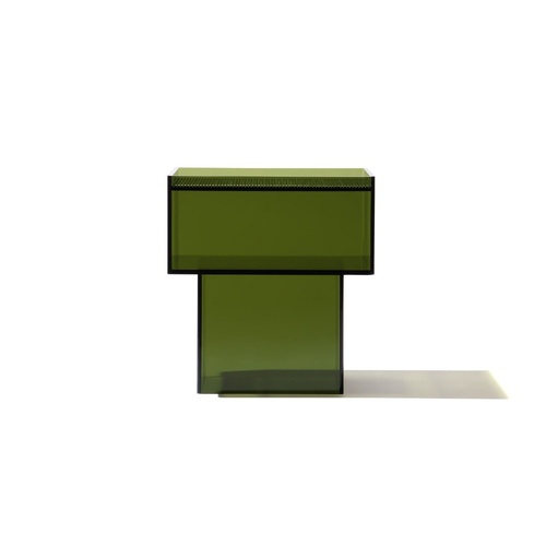 Capsule Side Table - Green Acrylic