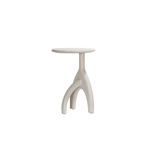 Lina Side Table - Washed White