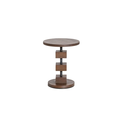 Henri Cube Side Table - Coal 