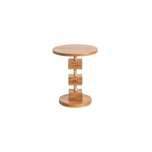 Henri Cube Side Table - Natural 