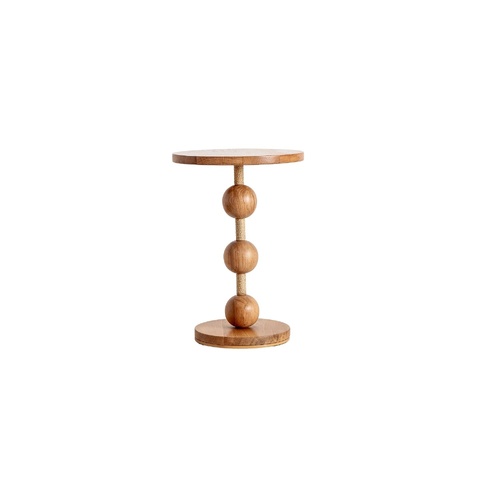 Henri Sphere Side Table - Natural 