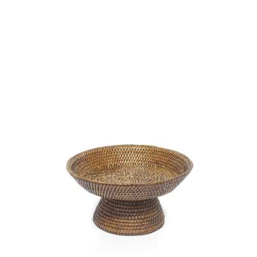 V865 Rattan Fruit Bowl with Stand