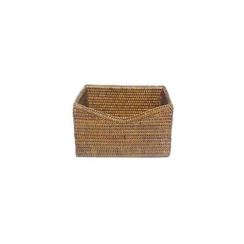 Rattan Shelf Basket | Antique Brown